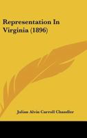 Representation In Virginia 0548844690 Book Cover