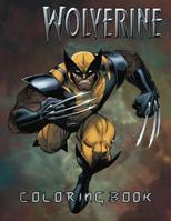 Wolverine Coloring Book: Coloring Book for Kids and Adults, High Quality Coloring Book 1081959398 Book Cover