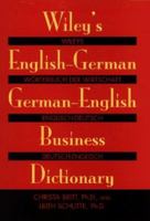 Wiley's English-German, German-English Business Dictionary B009RO74S6 Book Cover