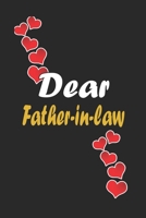 Dear Father-in-law: Notebook Gift For Family Members: Lined Notebook / Journal Gift, 120 Pages, 6x9, Soft Cover, Matte Finish 167194559X Book Cover