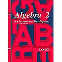 Saxon Math Algebra 2 Complete Home School Kit 1600320163 Book Cover