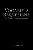 Vocabula Barnesiana: A Dictionary of Coined and Rare English B0HBVKCP98 Book Cover
