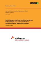 Beteiligungs- und Informationsrechte des Nebenklägers und seines Vertreters. Gefahren für die Wahrheitsfindung? (German Edition) 366893018X Book Cover