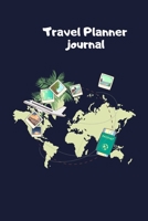 Travel Planner journal: with Checklists, Itinerary & more 6x9 120 Pages 1672301599 Book Cover