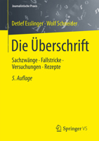Die Uberschrift: Sachzwange - Fallstricke - Versuchungen - Rezepte 3658057548 Book Cover