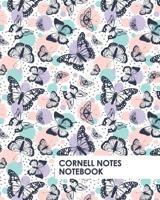 Cornell Notes Notebook: Beautiful Butterfly Notebook Supports a Proven Way to Improve Study and Information Retention. 1091968721 Book Cover