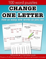 Change One Letter and find as many new words as you can: Education resources by Bounce Learning Kids B0BW32LVL1 Book Cover