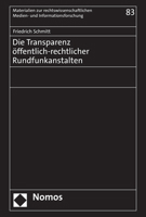 Die Transparenz Offentlich-Rechtlicher Rundfunkanstalten 3756011070 Book Cover