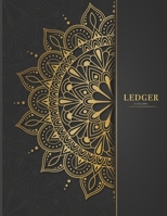 Ledger 5 column: Accounting Ledger Bookkeeping Record-Keeping, Expenses Debits Journal Business Financial Record Notebook For small and home-based businesses office, home or school. 1691462489 Book Cover