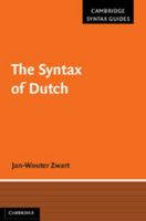 The Syntax of Dutch 1107682339 Book Cover