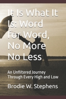 It Is What It Is: Word for Word, No More No Less: An Unfiltered Journey Through Every High and Low B0F5V1N7SV Book Cover