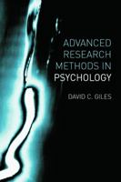 Advanced Research Methods in Psychology 0415653460 Book Cover