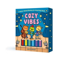 Cozy Vibes: 6 Marker Pens and Coloring Book 1398876194 Book Cover