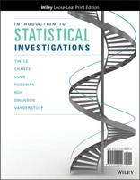 Introduction to Statistical Investigations 1119683459 Book Cover
