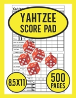 Yahtzee Score Pad: Score Pads For Yahtzee Game 1651055416 Book Cover