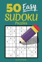 50 Easy Sudoku Puzzles: Fun travel size Sudoku puzzles to take with you everywhere, great for road trips 107080133X Book Cover