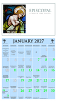2027 Episcopal Church Year Guide Kalendar: January 2027 Through December 2027 1640658742 Book Cover