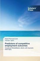 Predictors of Competitive Employment Outcomes 3639710959 Book Cover