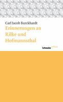 Erinnerungen an Rilke Und Hoffmansthal: Mit Der Erzahlung 'Ein Vormittag Beim Buchhandler' 379652608X Book Cover