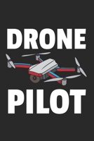 Drohne Notizbuch: Drohne Notizbuch für Liebhaber / Notizheft / Notizblock A5 (6x9in) Dotted Notebook / Punkteraster / 120 gepunktete Seiten (German Edition) 1673034721 Book Cover