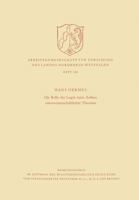 Die Rolle Der Logik Beim Aufbau Naturwissenschaftlicher Theorien 3663003086 Book Cover