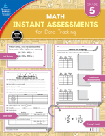 Instant Assessments for Data Tracking, Grade 5: Math 1483836142 Book Cover