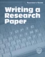 Writing a Research Paper 0821507710 Book Cover