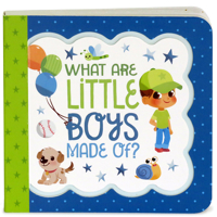 What Are Little Boys Made Of?: A Keepsake Greeting Card Book 1680520563 Book Cover