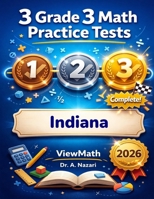 3 Indiana ILEARN Grade 3 Math Practice Tests: Full-Length Test Prep with Detailed Answer Explanations B0GVPTR3QR Book Cover