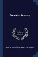 Coordinate Geometry 1376818124 Book Cover