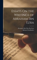 Essays On the Writings of Abraham Ibn Ezra 1015796680 Book Cover