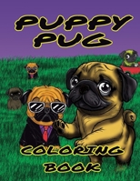 puppy pug coloring book B0C2ST1BD5 Book Cover