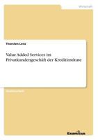 Value Added Services Im Privatkundengeschaft Der Kreditinstitute 3869430036 Book Cover