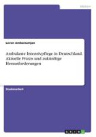 Ambulante Intensivpflege in Deutschland. Aktuelle Praxis Und Zukünftige Herausforderungen (German Edition) 3668881936 Book Cover