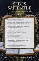 Sedes SapientiÆ: Special English-Language issue 2024 1990685978 Book Cover