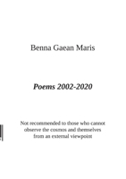 Poems 2002-2020 1716414903 Book Cover