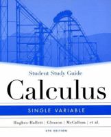 Student Study Guide to accompany Calculus: Single Variable 0471659967 Book Cover