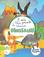 Il Mio Grande Libro da Colorare: Dinosauri da Scoprire e da Colorare - Per Bambini dai 4 Anni in poi... (Libri da colorare per bambini) B08W7DWPX4 Book Cover