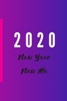 2020 New Year New Me Weekly Logs: New Year's Resolution Lined Journal Notebook Futuristic 1674757727 Book Cover
