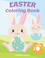 Easter Coloring Book for Kids: Keep your children busy and unleash their creativity with these easy to color large images created for kids of all ages from toddler to preschooler to kindergarteners. G B08VYBND64 Book Cover