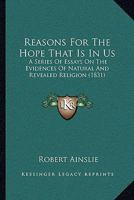 Reasons for the Hope That is in Us 1104896605 Book Cover