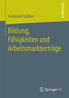 Bildung, Fähigkeiten und Arbeitsmarkterträge 3658187263 Book Cover
