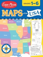 Maps of the USA: Grades 1-6 1557999554 Book Cover