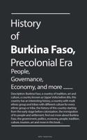 History of Burkina Faso, Precolonial Era: People, Governance, Economy 1530001269 Book Cover
