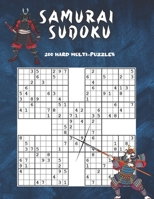 Samurai Sudoku: 200 Hard multi-puzzles B09FSCGX37 Book Cover