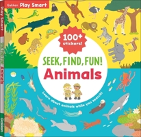 Seek, Find, Fun! Animals 4056212503 Book Cover