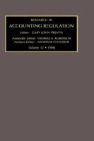 Research in Accounting Regulation, Volume 12: 1998 0762304650 Book Cover