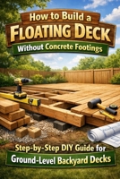 How to Build a Floating Deck Without Concrete Footings: Step-by-Step DIY Guide for Ground-Level Backyard Decks B0GQZLDKC4 Book Cover