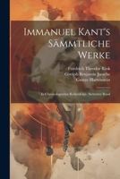 Immanuel Kant's s�mmtliche Werke: In chronologischer Reihenfolge. Siebenter Band 1022520881 Book Cover