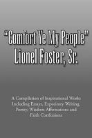 Comfort Ye My People 1425786588 Book Cover